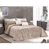 Cieffepi Home Collections VELVET Trapunta Piumone per letto singolo o matrimoniale (Matrimoniale 260x270 cm, Beige)