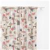 Tex family Tenda tendaggio confezionata Made in Italy cm. 150X280 per tutti i tipi di bastone e binari tende Shabby Tirolese Rosso