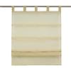 Joyswahl - Tenda a pacchetto in voile con passanti Oonagh, Poliestere, sabbia, BxH 120x140cm