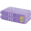 Lavea® 2 Teli Doccia 70x140 cm in Spugna di Cotone 100% Morbidi e Assorbenti, per Casa Hotel Spa - Asciugamano da Bagno Grande - Lavanda