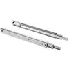 GTV - Set Guide Scorrevoli per Cassetti di Estrazione Totale 53.9 x 500 mm, Guide Cassetti, Acciaio Zincato 2 mm, Guide Telescopiche, Binari per Cassetti Fino a 100 kg, Guide per Cassetti - 2 Pezzi