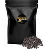 Ubswax Pastiglie di Cera d'api per Fai da Te - Profumo Naturale di Cera d'api, Versatile per Candele, Cosmetici e Sabbia per Candele (Nero, 1000g)