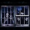 QIZHIQIAMY Tende Halloween Decorazioni 2 Pezzi 80x120cm Horror Fantasma Finestre per Halloween Interne, Esterne Casa, Finestre, Porta Decorazioni (B)