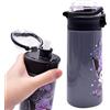 YCVBCY Borraccia Bambini acciaio inox con cannuccia 500ml Bambini Bottiglia d'Acqua Kurommi Isolata in Acciaio Inossidabile Thermos del Fumetto Bottiglia Acqua riutilizzabile per La Scuola E Lo Sport-C