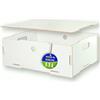 clipfritz - Scatola portaoggetti con coperchio (MDF 29x39x14cm) Cassetta di legno per cameretta, ufficio, camera da letto, soggiorno - Conservazione di oggetti - Contenitore impilabile e trasportabile