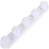 Tiardey LED Luci per specchietto da toeletta USB Dimmerabile 3 Colori 10 Livelli di luminosità con 5 lampadine Cavo USB Lungo 7,55 Piedi per Trucco Fai da Te Lampade per specchi da Bagno