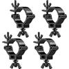 FODEXAZY 4 pezzi Truss Morsetto per Luci Scena Morsetto per Traliccio Luci di Lega di Alluminio Heavy Duty Morsetto per Teste Mobili LED par Luci del palcoscenico Adatto per Tubi da 48-52 mm