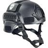 Atairsoft mich 2000 Combat casco protettivo con sponda & Nvg Mount nero per airsoft tattico militare paintball caccia