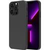 NEW'C Cover per iPhone 13 Pro (6,1 Pulgadas) in custodia silicone ultra sottile nero [Ultra Leggera]