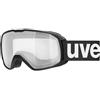 Uvex xcitd - maschera da sci per adulti - categoria di filtro 0 - privo di appannamenti - black matt SL clear - one size
