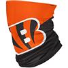 FOCO NFL Cincinnati Bengals Unisex Face Mask Gaiter Big Logo, Team Colors, One Size