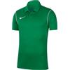 Nike Polo da Uomo Park 20, Uomo, Polo, BV6879-302, Verde Pino, Bianco, Bianco., 16-22