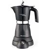 Ariete 1368 Aroma - Moka Elettrica con Autospegnimento - 4/6 tazze - Mantenimento temperatura fino a 30\' - 480 Watt - Nero