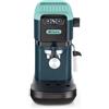 Ariete 1399 Macchina da caffè espresso Light Aquamarine, Per polvere e cialde ESE, 1300 W, Capacità 1,1L, 15 bar di pressione, Filtro 1, 2 tazze e cialda ESE, Cappuccino, Verde