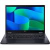 Acer TravelMate Spin 14 TMP414RN-54 Intel Core Ultra 7 155U Ibrido (2 in 1) 35,6 cm (14\) Touch screen WUXGA 32 GB DDR5-SDRAM 1 TB SSD Wi-Fi 6E (802.11ax) Windows 11 Pro Olandese Blu"