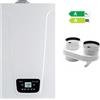 Baxi Caldaia Baxi a condensazione Duo tec compact E 24 Kw metano o gpl low nox erp completa di kit fumi SDOPPIATORE new model duotec compact duo-tec compact