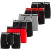 FREEGUN Boxer Uomo Cotone, Mutande Uomo, Vestibilità Perfetta, Stretch (set di 6), Nero, Grigio, Blu, Taglie XXL