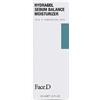 HCS Srl FaceD Hydrogel Sebum Balance Moisturizer - Gel-crema viso sebo riequilibrante per pelle mista e grassa - 50 ml