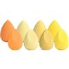 VQEOEOT Spugna Trucco, 8 Pz Spugnette Trucco Spugna Fondotinta, Set di Spugnette Trucco,Beauty Blender,Spugna di Bellezza,Spugnetta make up per Fondotinta Impeccabile Crema e Polvere Fondotinta Liquido