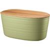 Guzzini Tierra Cassetta pane con tagliere in bamboo verde alga cod.179600257