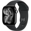 APPLE WATCH SERIES 11 42MM JET BLACK ALUMINIUM CASE GPS SPORT BAND (S/M) BLACK