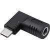 AKYGA Adattatore di ricarica per notebook AK-ND-D06 65 W 5,5 x 2,5 mm/USB-C Black