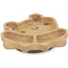 Miniland Piatto per bambini Wooden Plate in legno di bambù, con ventosa