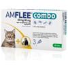 Krka farmaceutici Amflee combo*spot-on soluz 3 pipette 0,5 ml 50 mg + 60 mg gatti e furetti
