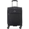 DELSEY PARIS - HELIUM DLX - Valigia da Cabina Morbida e Sottile - 55x40x20 cm - 35 L - S - Nero