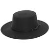 EOZY Cappello Fedora Classico da Donna in Feltro a Tesa Larga Piatto Top Jazz Panama Cappello Casual Festa Chiesa Cappello