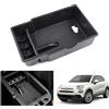 GAFAT Compatibile con Fiat 500X 2015-2024 2025 Contenitore per Console Centrale, 500X 2023 Organizer per Braccioli, Vassoio Portaoggetti, Accessori 500X (Nero)