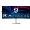 Philips 5000 series 34B2U5600C/00 Monitor PC 86,4 cm (34\) 3440 x 1440 Pixel Dual QHD LCD Grigio"