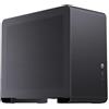 Jonsbo U4 Mini Mesh Case PC Nero - Case Micro-ATX con pannello laterale in mesh, spazio per GPU fino a 420 mm, alimentatori ATX fino a 200 mm, design traspirante per build potenti