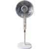 Generico DCG_Eltronic SA9680 Stufa Elettrica Oscillante 900W Carbon Crystal a Piantana 124cm, 2 Livelli Calore, Anti-Ribaltamento, Basso Consumo