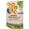 IAMS Naturally - cibo umido per gatti anziani con agnello neozelandese in salsa