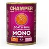 CHAMPER Coat Skin alimento monoproteico con salmone per cani 400 g