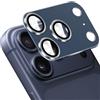 Locofun Pellicola Fotocamera per iPhone 17 Pro Max,Anti Graffio Camera Vetro Temperato Protezione Lente Pellicola,Telaio Alluminio Durezza 9H Vetro Temperato Protezione Fotocamera,Blu