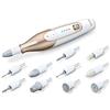 Beurer MP64, set per manicure e pedicure, lima elettrica senza fili, con 10 accessori e batteria potente, luce di precisione, trapano per unghie con custodia per uso domestico