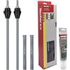 Fischer Thermax 16/170 M12 Kit 2 pz Tasselli per Fissaggio su Cappotto Isolante, Max 170 mm