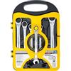 BGS Do it yourself Kraftmann - Set Di Chiavi Combinate A Cricchetto, 7 Pezzi
