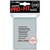 Ultra Pro Ultra-Pro 34109 Pro Fit Buste Per Doppia Protezione, Trasparente, 100 Pezzi