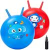 Ynanimery Space Hopper, 47,8 cm, confezione da 2 palline rimbalzanti per bambini, giocattolo per attività con palla da salto, giochi da giardino, palline per tramoggia all'aperto