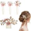 Reaky Fascia Per Capelli A Stella Con Luna E Strass - Diadema Da Sposa Argento - Accessorio Matrimonio Donna - 2