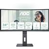 AOC CU34P3CV Monitor PC 86,4 cm (34\) 3440 x 1440 Pixel UltraWide Quad HD LED Nero"