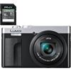 Panasonic Lumix TZ99 silver + scheda SD 16GB - Garanzia Fowa Italia 4 anni