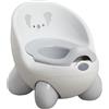 Infantino Vasino per Bambini, Ciotola Rimovibile con Paraspruzzi, Piedini Antiscivolo, Comodo Supporto Posteriore Sagomato, Unisex Bambini, Koala Grigio