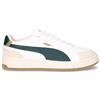 PUMA Court Classico Sport Sneaker In Ecopelle Bianco, Verde - Uomo - Bianco Verde