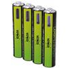 VERICO LoopEnergy Wiederaufladbare USB-C Batterie AAA 1,5V 900mWh (600mAh) Li-Ion, Schnellladung via USB-C Anschluss in ca. 2 Stunden (4X AAA)