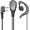 Midland - Microfono con Auricolare Ergonomico Regolabile PTT MA21-XK 2 Pin Kenwood, Audio Chiaro, Comfort Prolungato - Compatibile con Walkie Talkie G10 Pro, G11 Pro, CT990 EB, CT590 S, G13, M-5
