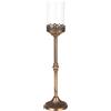BIANCHI DINO Candeliere Candelabro Singolo Liberty 55cm Champagne Metallo
